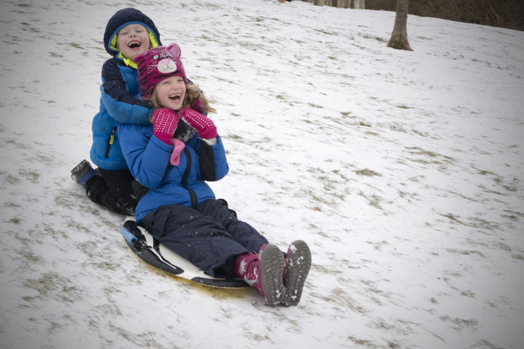 Columbus sledding hills