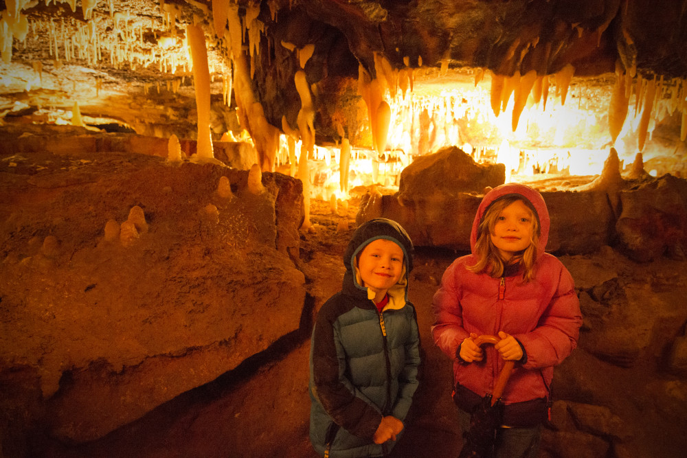 Ohio Caverns: See crystal stalactites and stalagmites year round, no matter the weather