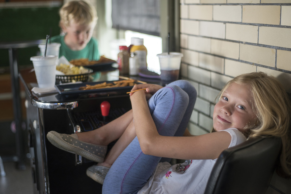 Old Skool: $2 hot dogs on Wednesdays, including veggie dogs, makes this retro hangout our top family-friendly restaurant for July